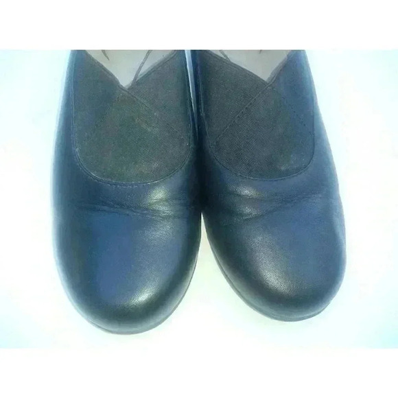 Dansko Womens Ann Slip On Shoes Black Leather Round Toe 7.5-8 EUR 38 - Picture 7 of 9
